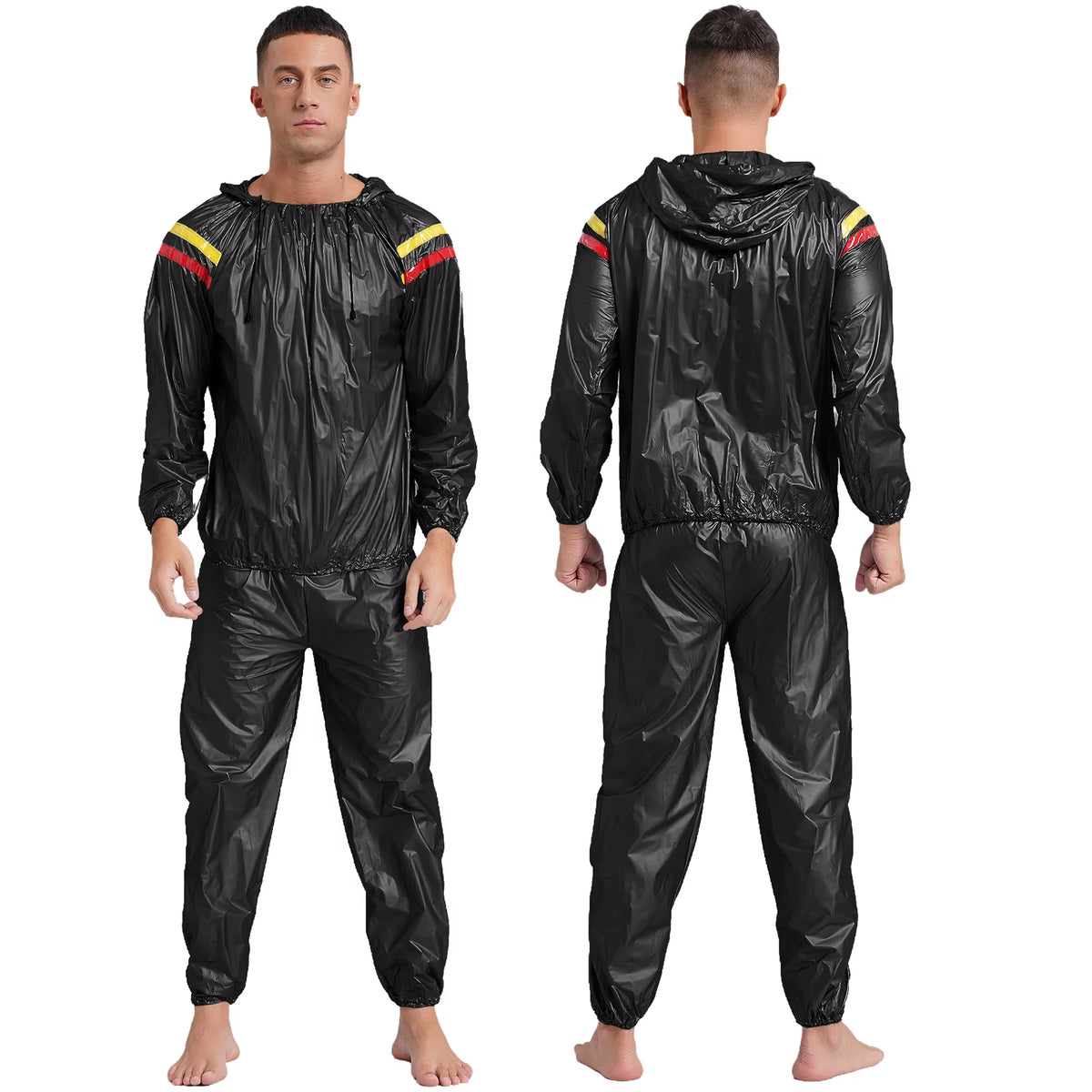 Men’s Workout Sauna Sweat Suit - Performance Fitness Outfit for Weight Loss
