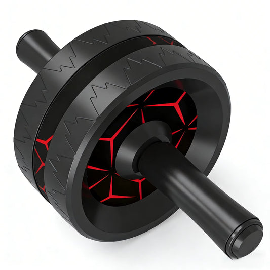 Core & Abdominal Roller Wheel - Heavy-Duty Fitness Workout Equipment