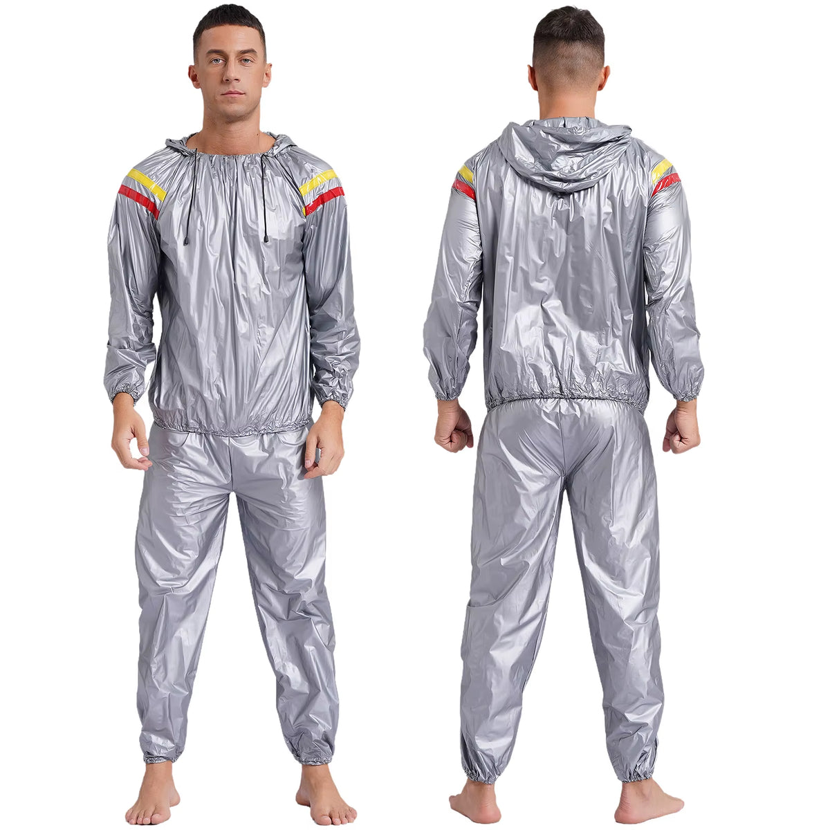 Men’s Workout Sauna Sweat Suit - Performance Fitness Outfit for Weight Loss