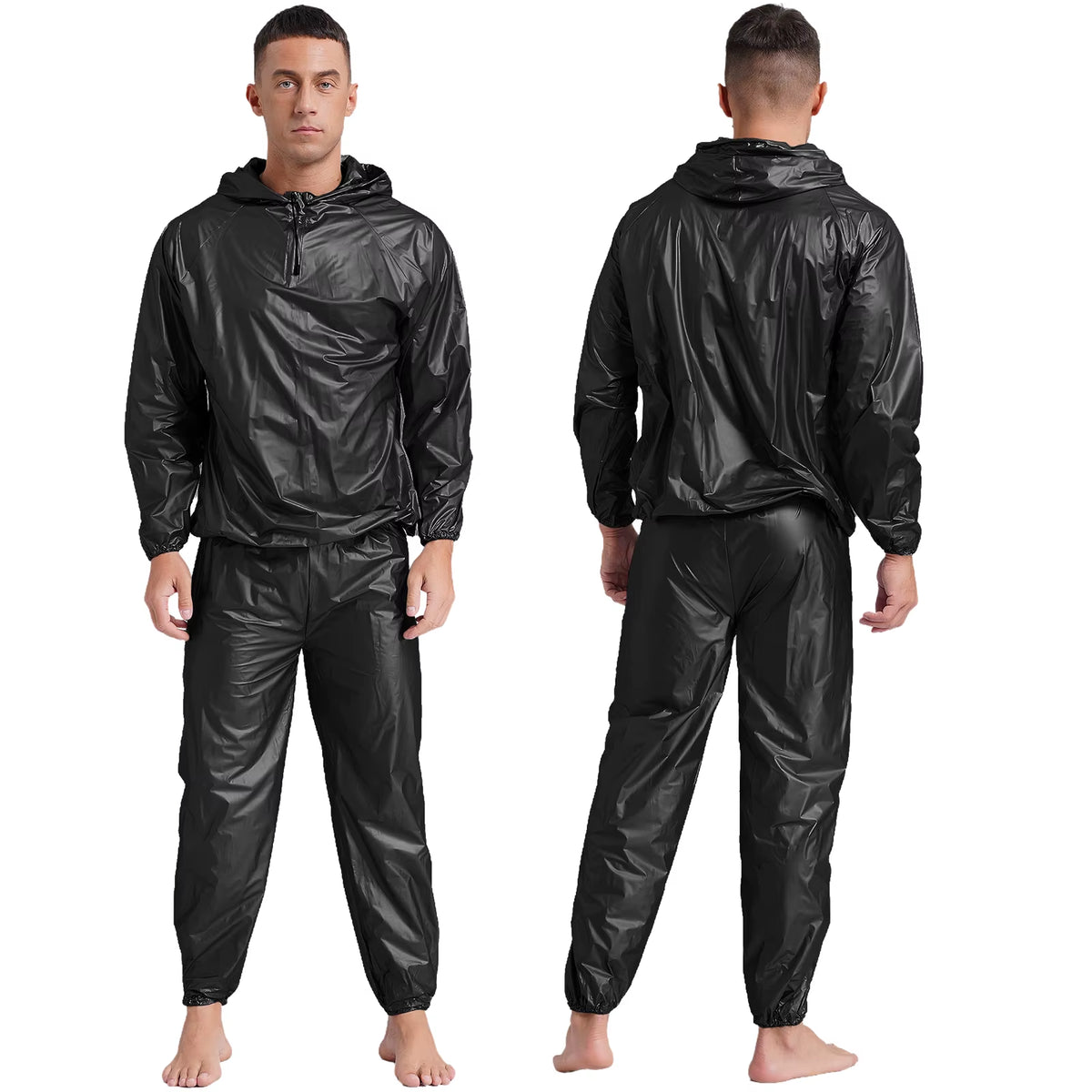 Men’s Workout Sauna Sweat Suit - Performance Fitness Outfit for Weight Loss