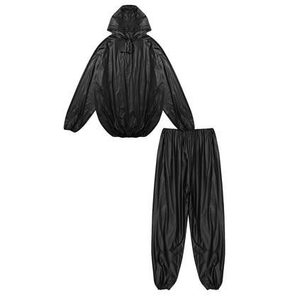 Men’s Workout Sauna Sweat Suit - Performance Fitness Outfit for Weight Loss