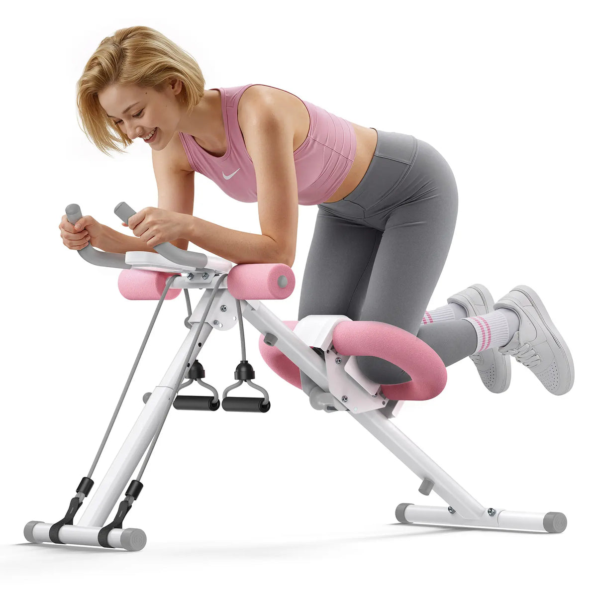 Merach Adjustable Ab Trainer Bench - Multi-Purpose Core & Fitness Machine