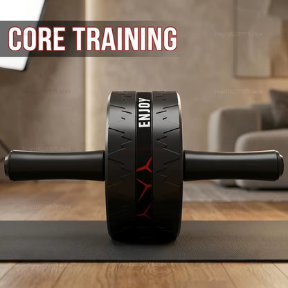Core & Abdominal Roller Wheel - Heavy-Duty Fitness Workout Equipment
