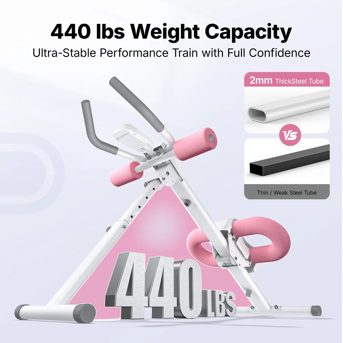 Merach Adjustable Ab Trainer Bench - Multi-Purpose Core & Fitness Machine