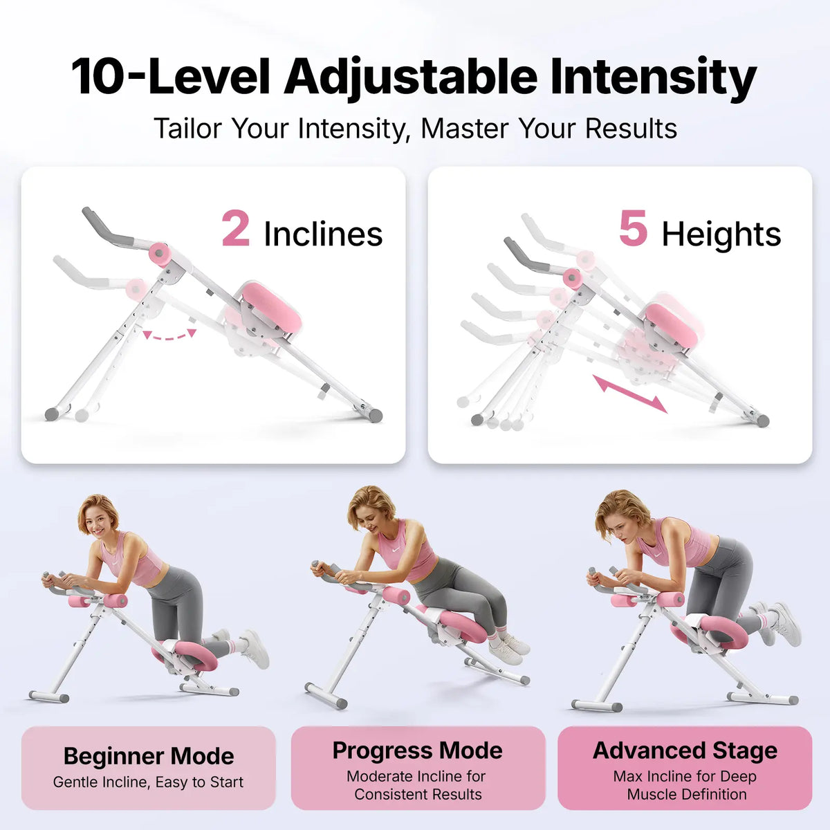 Merach Adjustable Ab Trainer Bench - Multi-Purpose Core & Fitness Machine