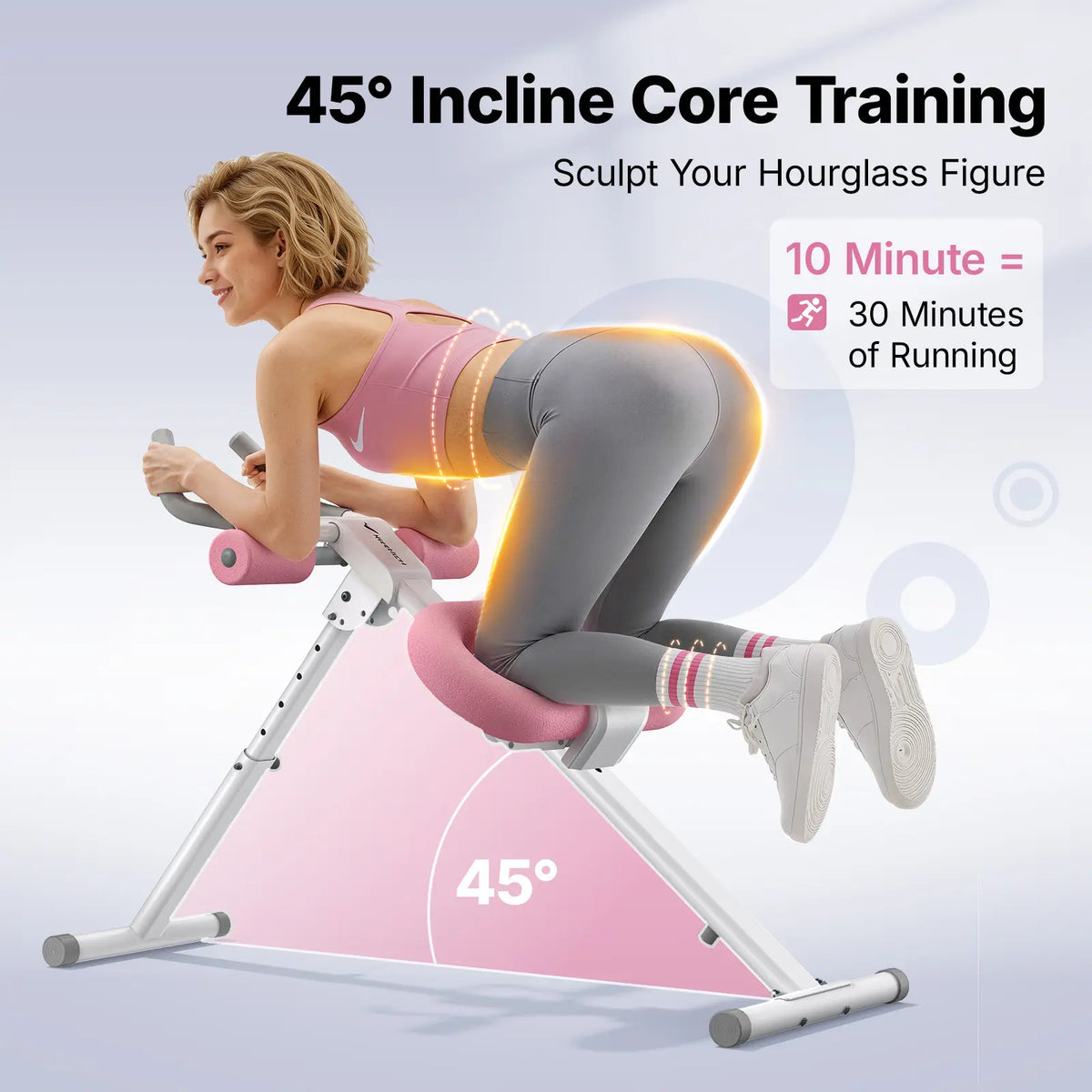 Merach Adjustable Ab Trainer Bench - Multi-Purpose Core & Fitness Machine